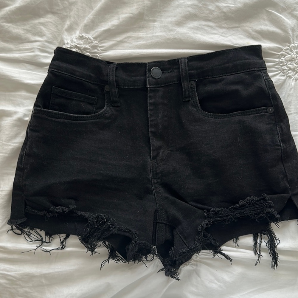 Black Blank NYC Cut Off Shorts